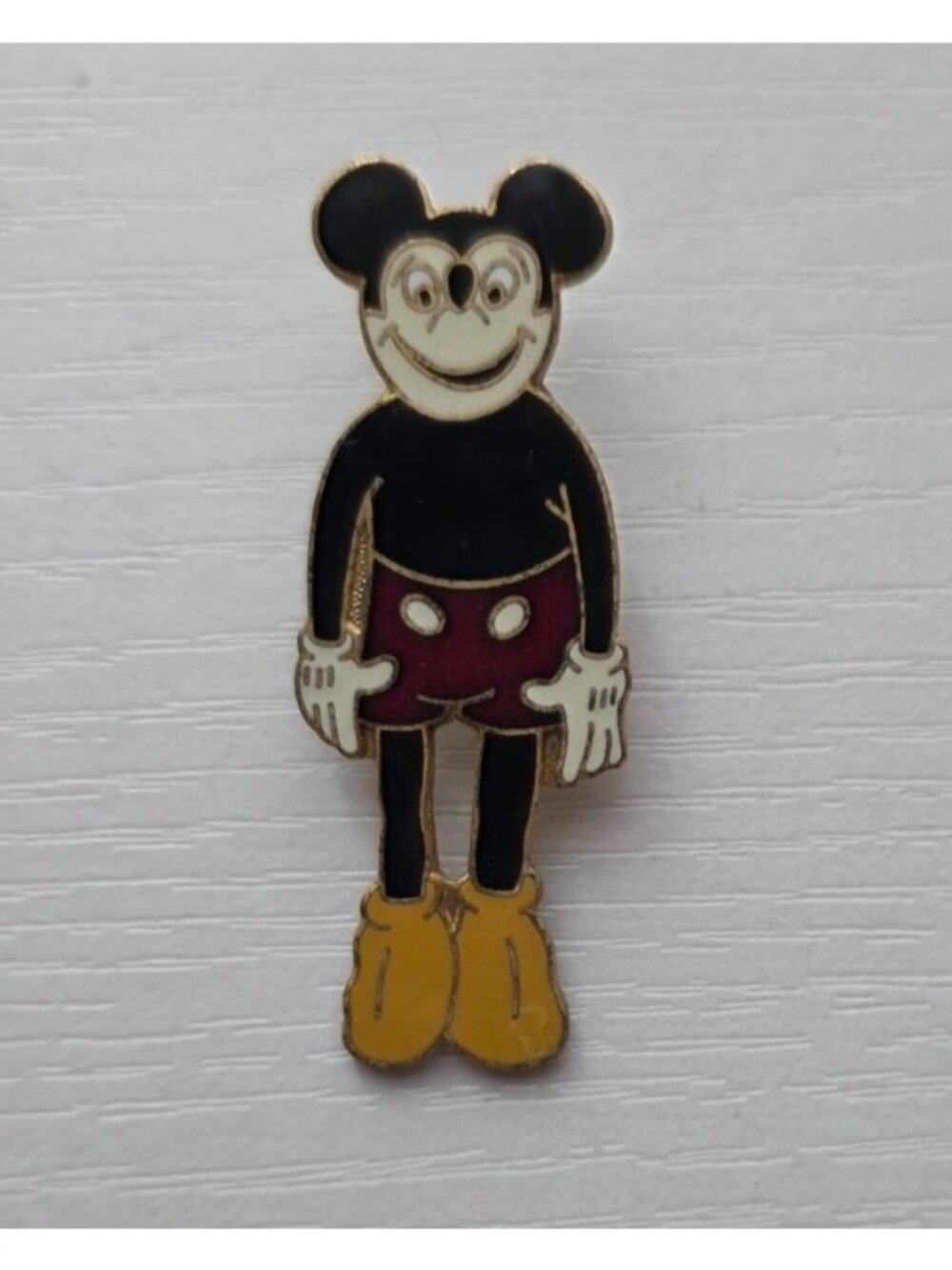Vintage. " Classic " Mickey Mouse Enamel Lapel Pin 2"